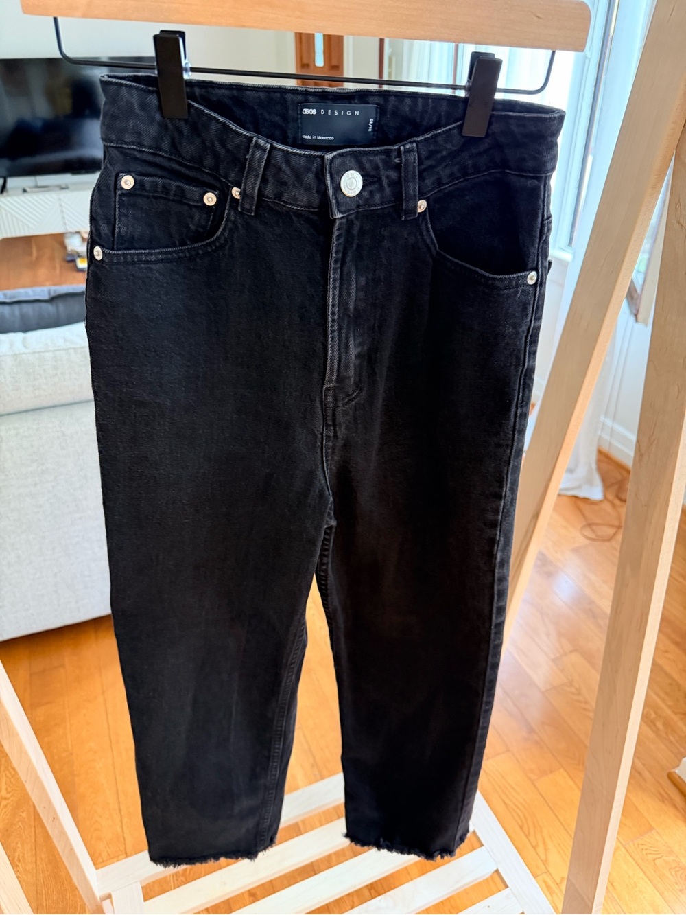 ASOS Black Straight-Leg Women's Jeans